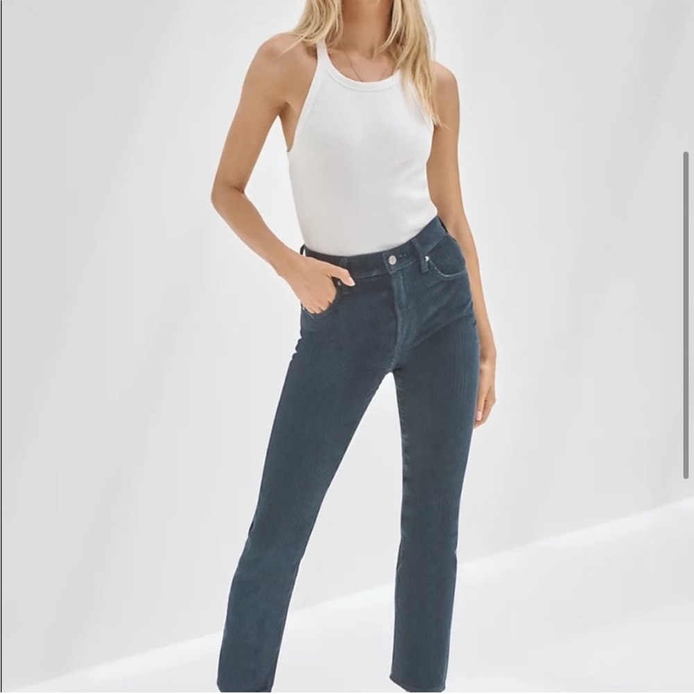 Aritzia Denim Forum The Yoko High Rise Corduroy Pants